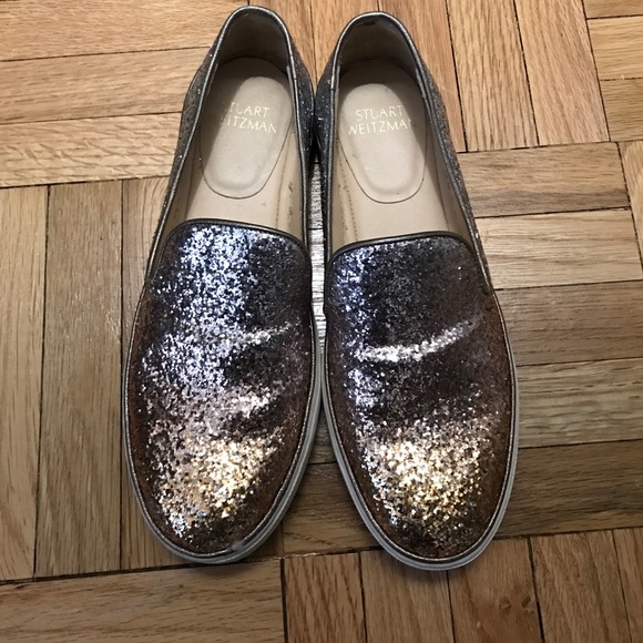 Stuart Weitzman sparkle sneakers