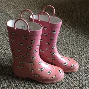 Girls rubber boots