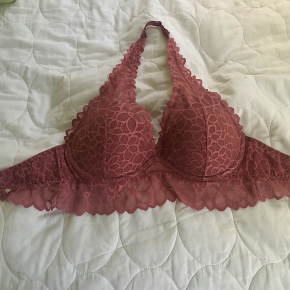 Victoria's Secret PINK floral lace halter bralette