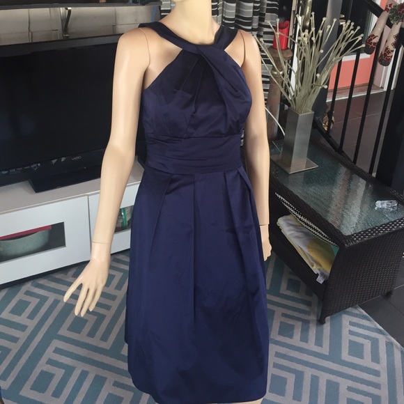 Dark blue cocktail dress