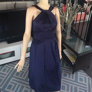 Dark blue cocktail dress