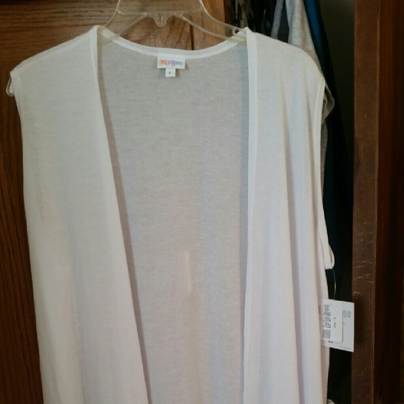 Solid white soft Joy lularoe