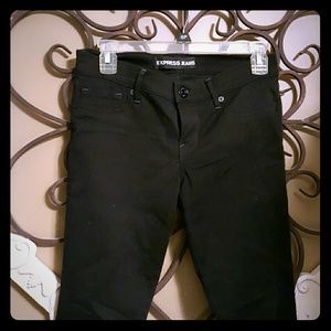 Express jeggings Stella low rise black