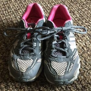 Girls adidas sneakers.