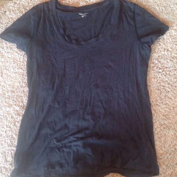 Simple black tee