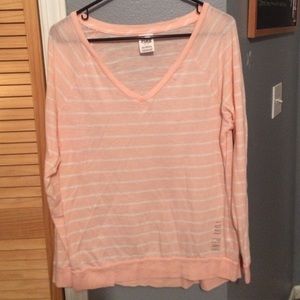Pink long sleeve top