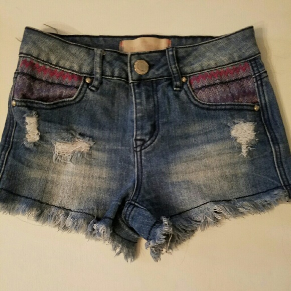 High wasted Jean shorts