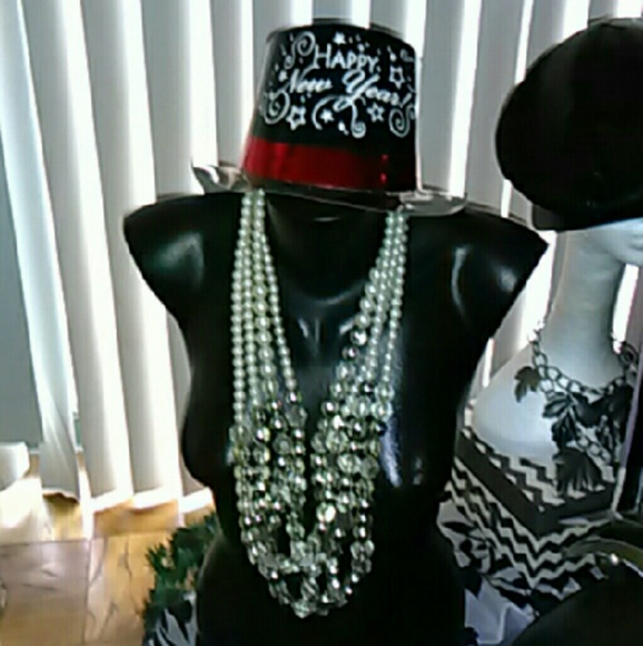 Multi Strand Statement Necklace