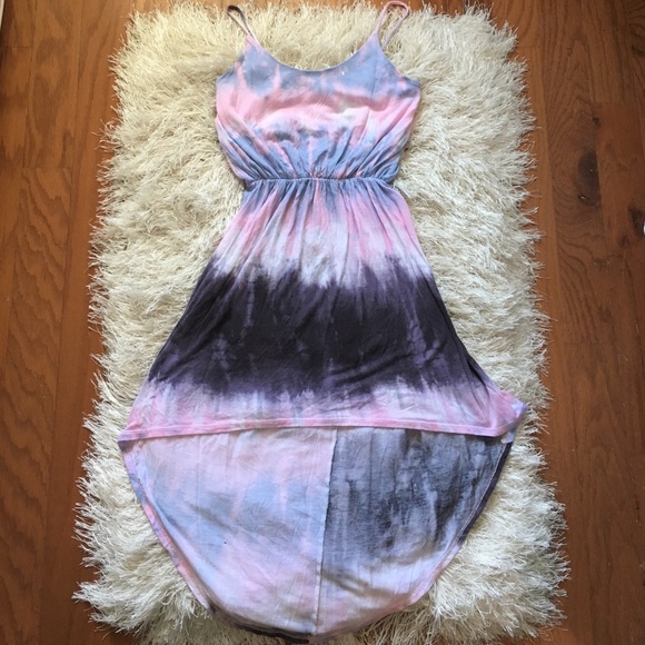 Love Culture Tie Dye Hi-Low Dress