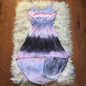 Love Culture Tie Dye Hi-Low Dress