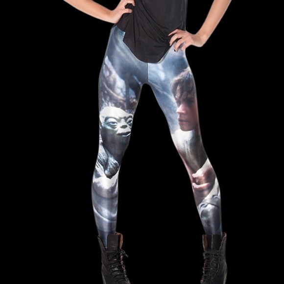 Black Milk Leggings Star Wars Luke and Yoda