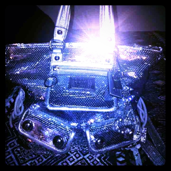 Coach Poppy Sequin Spotlight Bag 13821