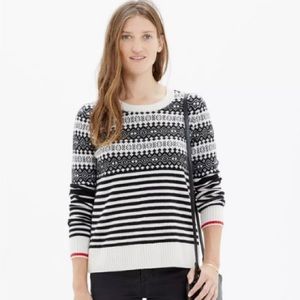 Madewell Fair isle Wool sweater