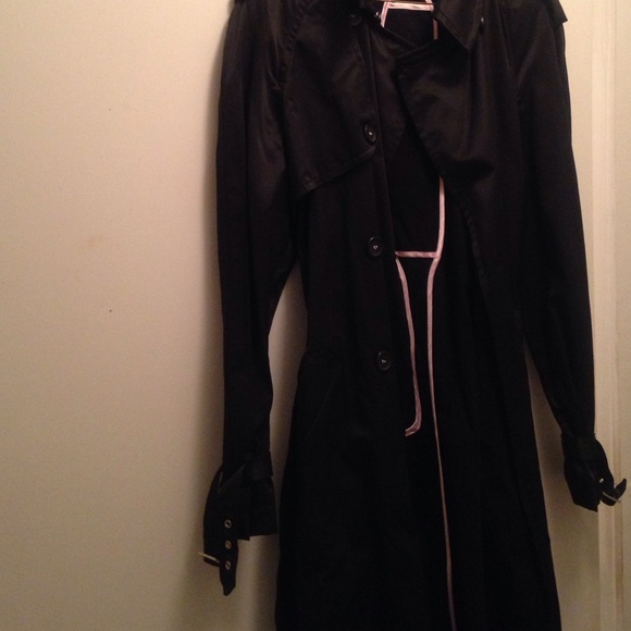 Express black trench coat