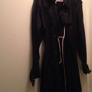 Express black trench coat