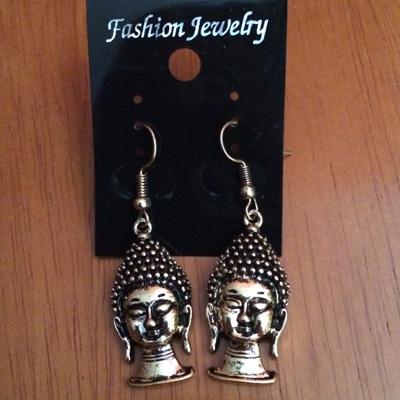 Jewelry - NWOT Tibetan Buddha Earrings