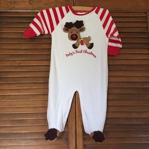 Baby first Christmas outfit