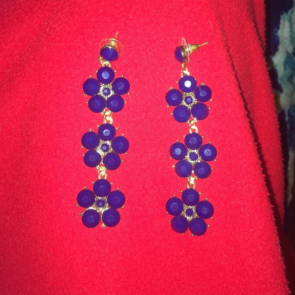 Blue earrings