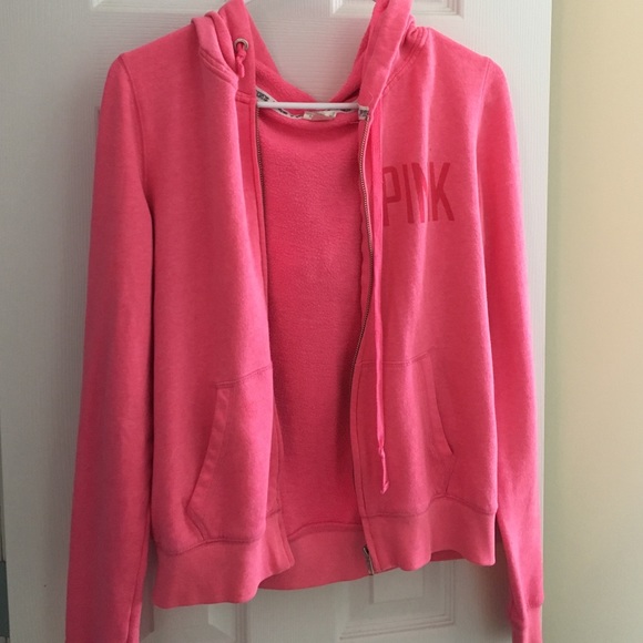 Victoria secret Pink zip down sweatshirt