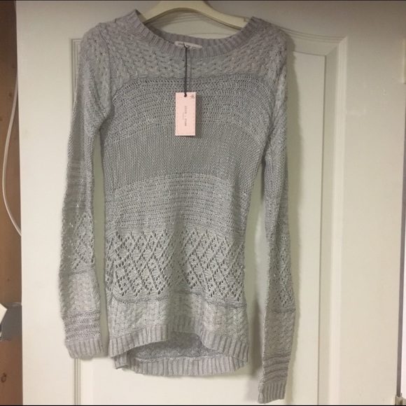 Pink Rose Juniors Small sweater, NWT