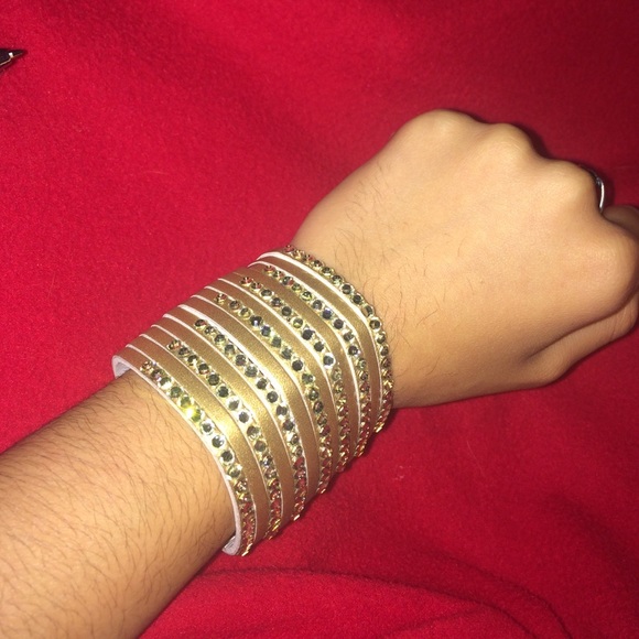 Big gold bracelet