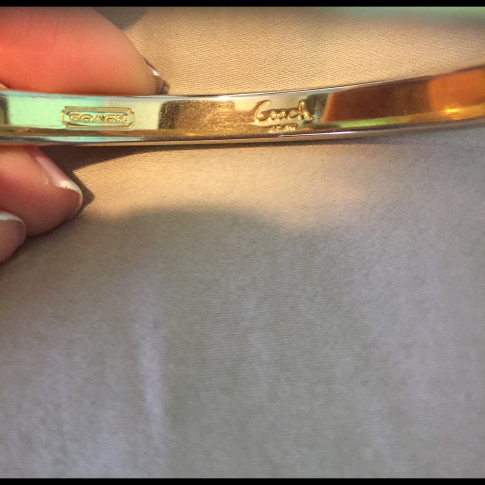 Coach Gold Bangle - Picture 4 of 5