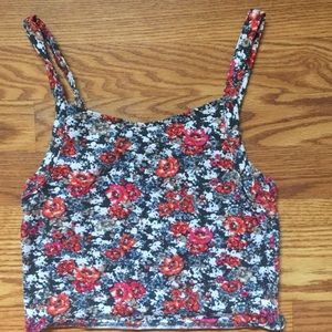 Floral crop top