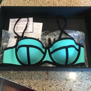 Teal Triangl Bikini