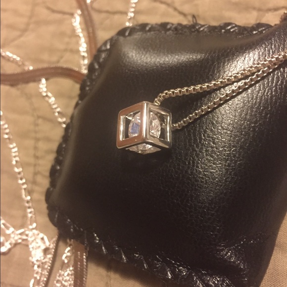 Fabulous little Crystal! in a box charm with chain