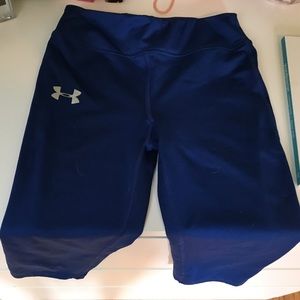 Blue under armour capris
