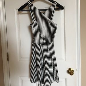 Hollister Criss cross striped dress
