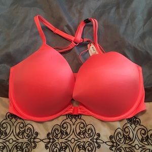 Victoria's Secret neon pink push up bra 34DD
