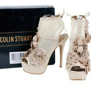 Victoria Secret Colin Stuart Floral Mesh Bootie