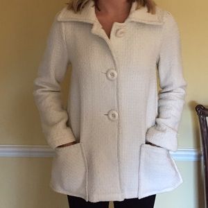 White Peacoat sz S