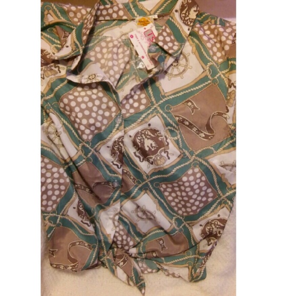 Green vintage blouse