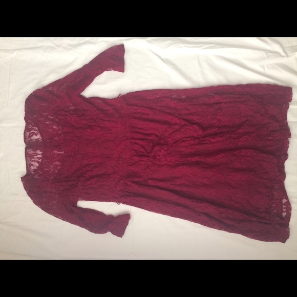 AGB Dress Layered Lace Dress