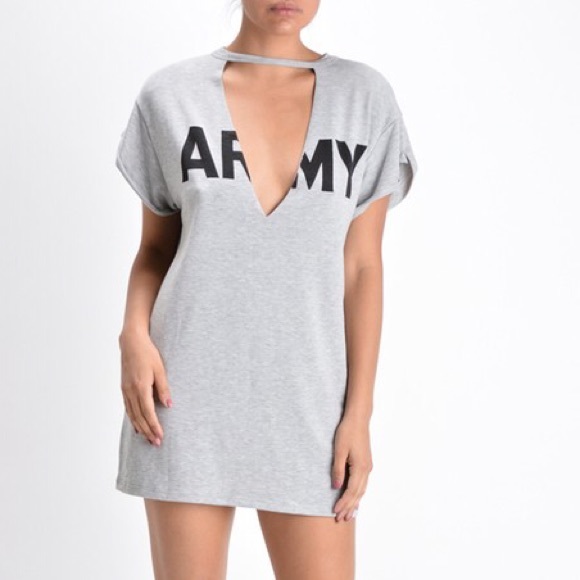 Choker 'Army' Dress