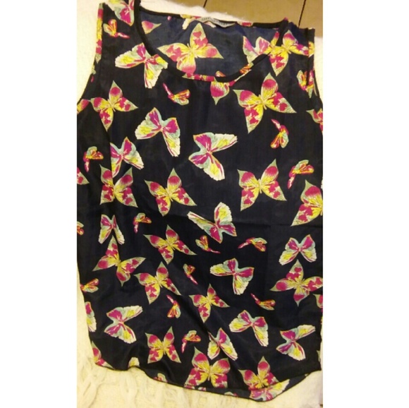 Black butterfly tank