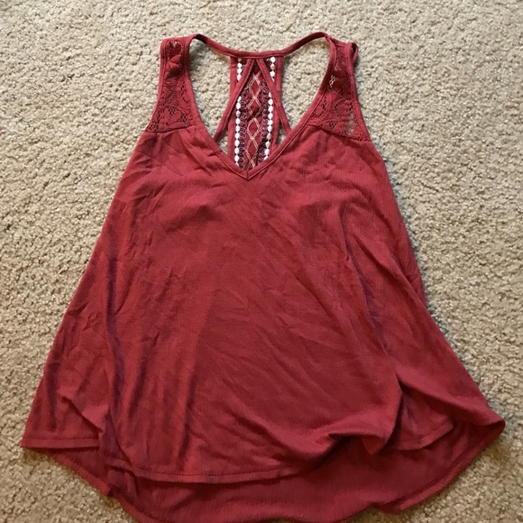Pac Sun embroidered tank top