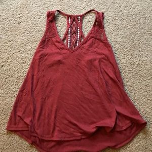 Pac Sun embroidered tank top
