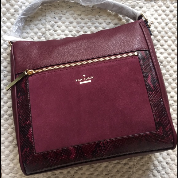 🌹HP!🌹Mulled Wine Kate Spade Purse - Picture 2 of 4