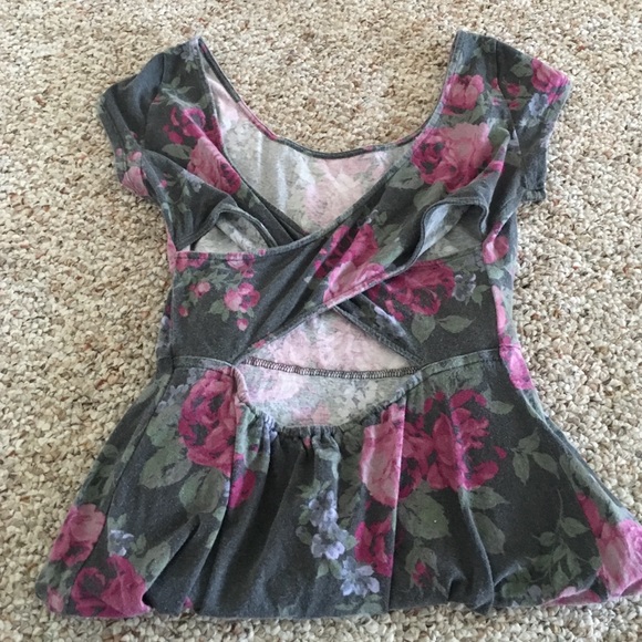Flower cross back Dress