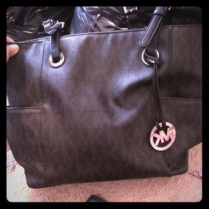 Authentic Michael Kors black tote