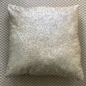 Gold sequin accent pillow (insert included)