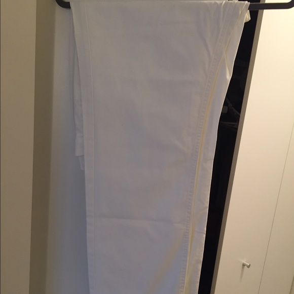 Bonobos summer weight pants - white 35/34 straight
