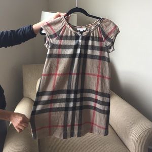 Burberry dress size 10 youth