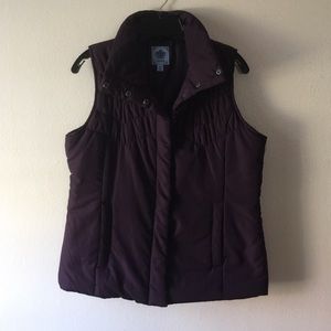 Izod Eggplant Puffer Vest