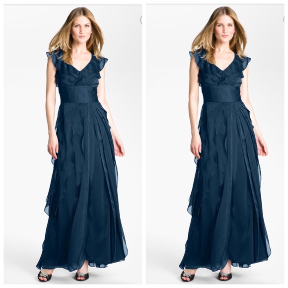 ❌❌❌❌ 🆕 Adrianna Papell Chiffon Gown - Picture 3 of 7