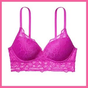 •Victoria’s Secret PINK• Lace push-up bralette