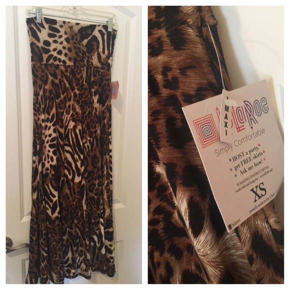 Floor length maxi skirt